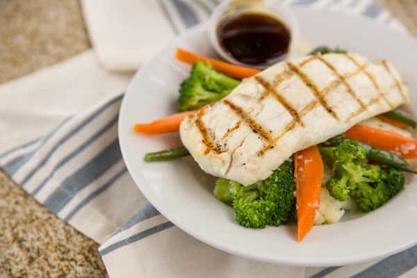 halibut teriyaki bowl