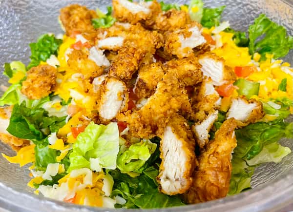 Half Chicken Strip Salad