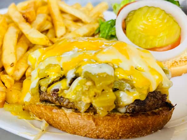 Hatch Green Chili Burger