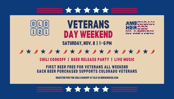 Veterans Day Weekend Chili Cookoff