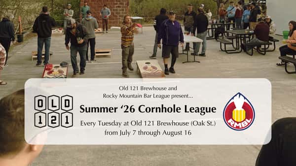 Summer Cornhole at Old 121 Oak St with Rocky Mountain Bar League