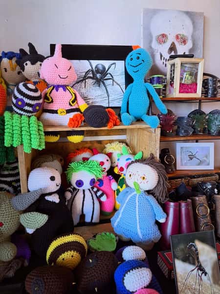 Scenes from last year’s Strange & Unusual Bazaar.

This year Lakewood’s favorite spooky market returns Saturday, October 24, with vendors, artists, food from @thepizzabanditcolorado, and music from @theoneandonlyjonham!