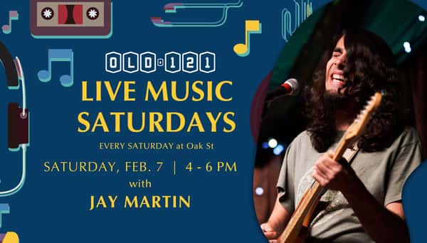 Live music with Jay Martin February 7