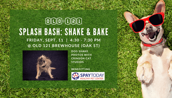 Splash Bash at Old 121 (Oak St location) with Crimson Cat Studios benefiting Spay Today