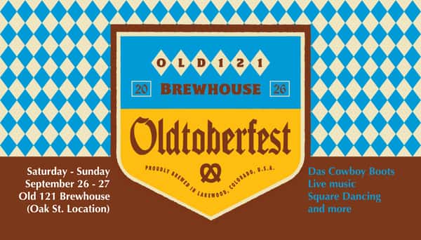 Oldtoberfest 2026 taking place on September 26 and 27 at Old 121 (Oak St location)