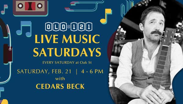 Live music with Cedars Beck February 21
