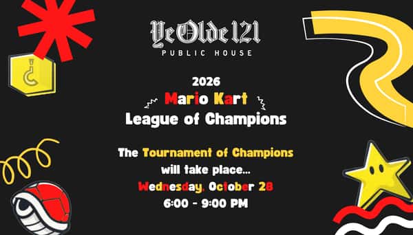 Ye Olde 121 Mario Kart Tournament of Champions October 28