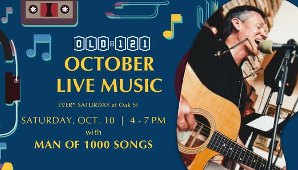 Man of 1000 Songs at Old 121 Oak St on October 10
