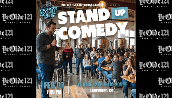 NextStop Comedy on February 7