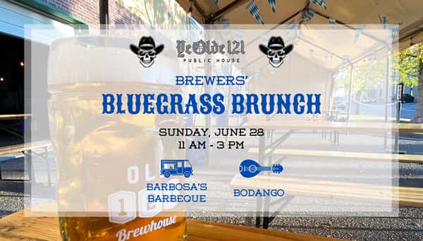 Brewers Bluegrass Brunch June 2026 with Bodango and Barbosa's Barbeque