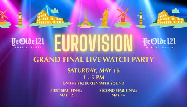 Eurovision Watch Party at Ye Olde 121 Public House May 16