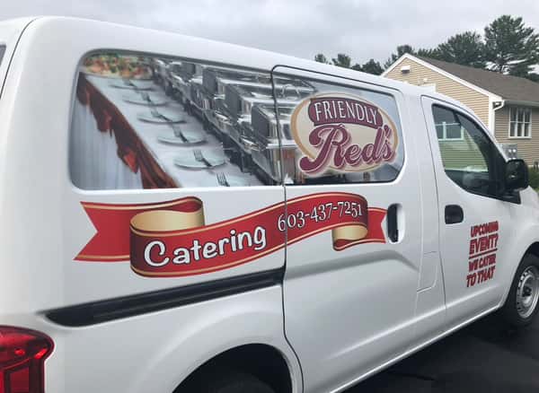 Bus serving the catering