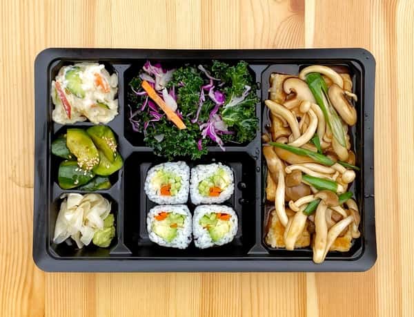 TOFU with YUZU MUSHROOM SAUCE