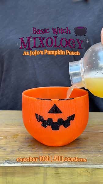 🧙♀️🍸 Basic Witch Mixology is calling…
Get into the fall spirit at JoJo’s Pumpkin Patch with a wickedly fun cocktail-making class! Whether it’s a girls’ night out, a fall date night, or just an excuse to sip something spooky, this hands-on experience is the perfect way to spend an evening. 🎃✨
Learn how to mix up two of JoJo’s seasonal specialty cocktails:
🍷 BOO-Cardi Rum Punch
🍏 Caramel Apple Mule
🎟️ Your ticket includes:
✨ Guided instruction from our expert bartenders
🍹 Two specialty cocktails
No mixology experience required - just bring your creativity and your love for a good cocktail!
Grab your shaker, channel your inner witch, and let’s mix up some magic. 🔮🍸
Tickets are limited - grab yours before they disappear via link in our bio! 🥂
#thingstodo #mixology #cocktailmaking #fallthingstodo