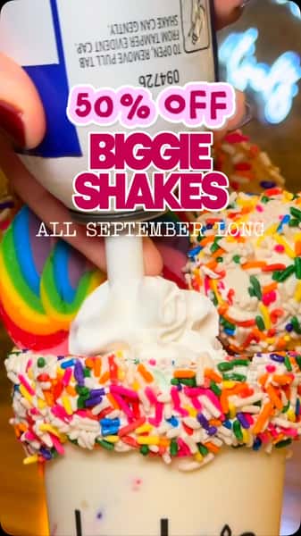 September just got sweeter 🍭
Enjoy 50% OFF Biggie Shakes all month long with the purchase of any entrée.
Available throughout September at JoJo’s ShakeBAR!
#september #thingstodo #milkshakes #desserts
