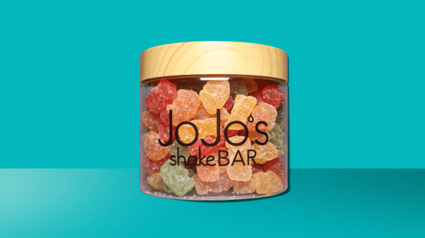 Sour Gummy Bears Candy Jar