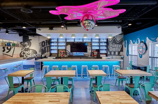 The Game Room on the second floor of JoJo's Naperville. Perfect for hosting events or family outings