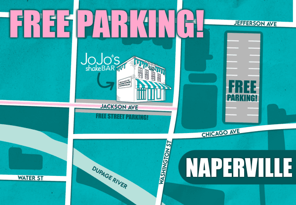 Free Parking Near JoJo's Naperville