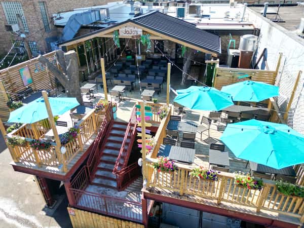 JoJo's Treehouse Patio - a rooftop patio in the heart of downtown Naperville