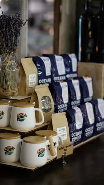 Mugs and coffee