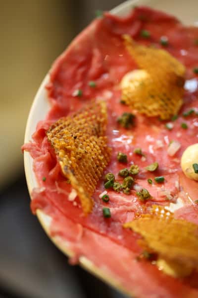 BEEF CARPACCHIO