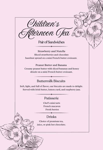Children's afternoon Tea