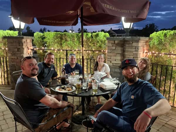 Night in the patio
