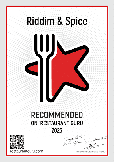 Riddim n Spice Recommended on Restaurant Guru 2023