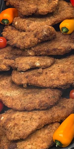 Skip's Homemade Fully Cooked Breaded Chicken Cutlets $8.99 lb.