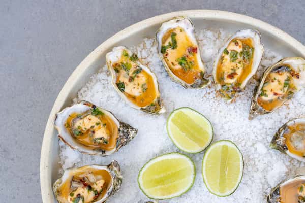 Grilled Baja Oysters