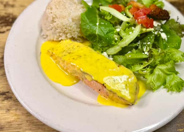 Mango Rosemary Cream Salmon