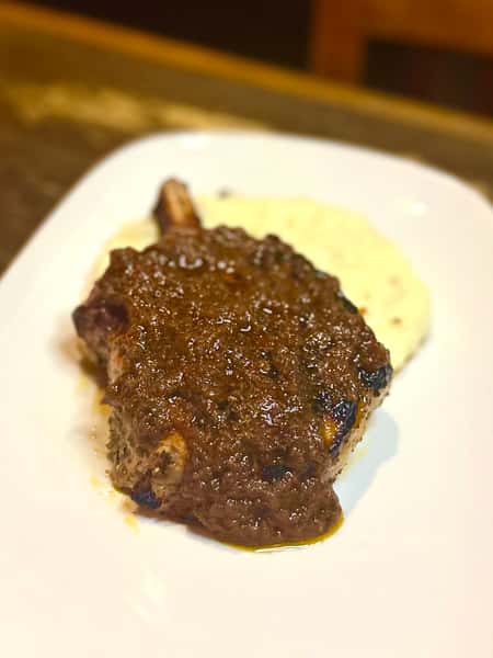 Chipotle Pesto Pork Chop