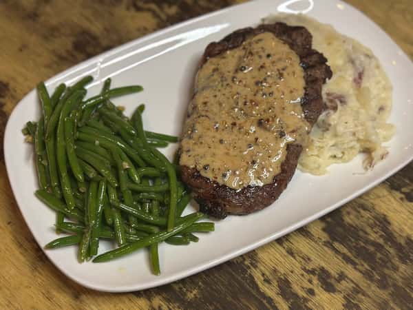 New York Strip Au Poivre