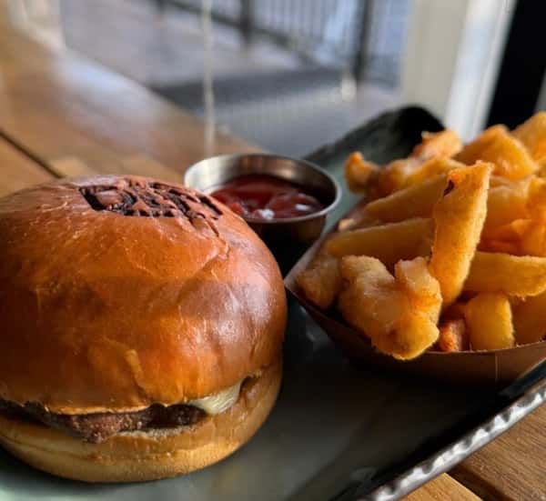 K - Cheese Burger & Fries
