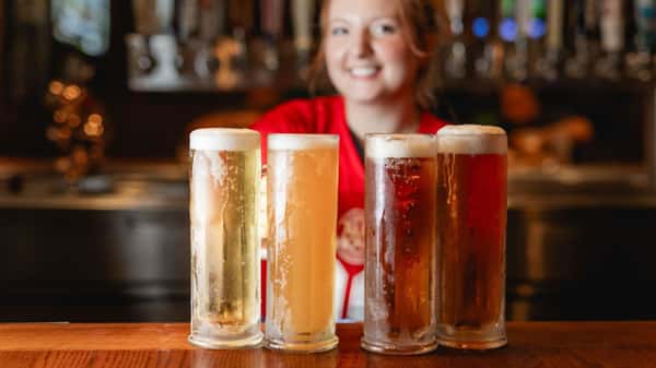 Beer mugs drink specials happy hour Carolina Ale House