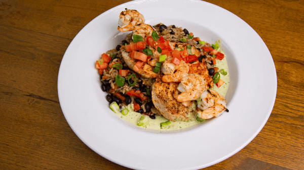 Cilantro Lime Chicken & Shrimp Bowl