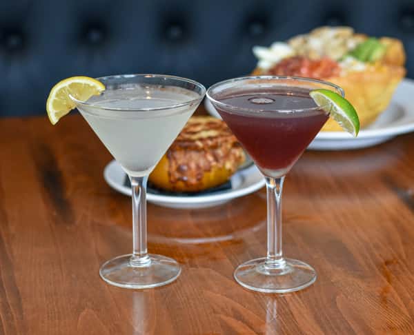 Pear & Blueberry Pomegranate Martinis