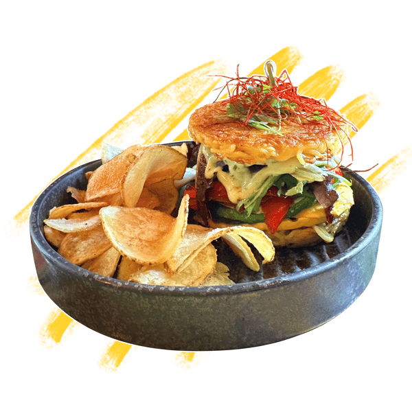 Ramen Vegetable Burger