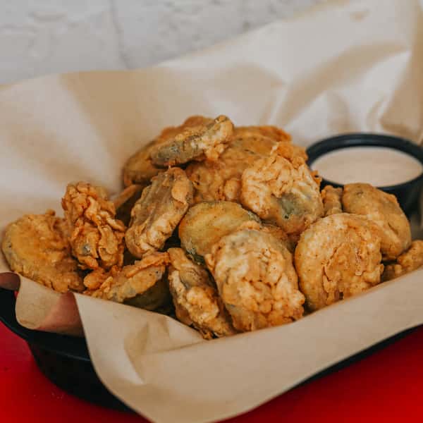 Hand-Breaded Fried Pickles