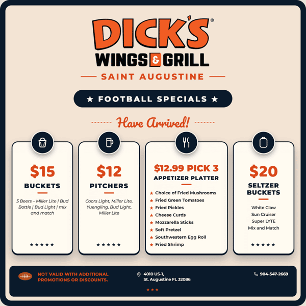 Football specials at US1 DWG