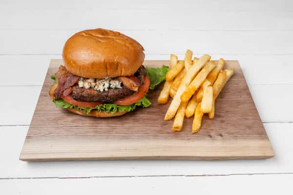 Victory Lane Black & Bleu Burger