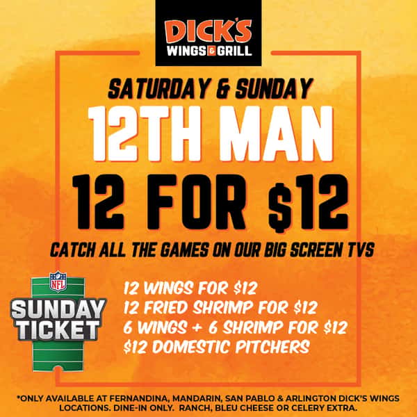 Football Specials at DWG