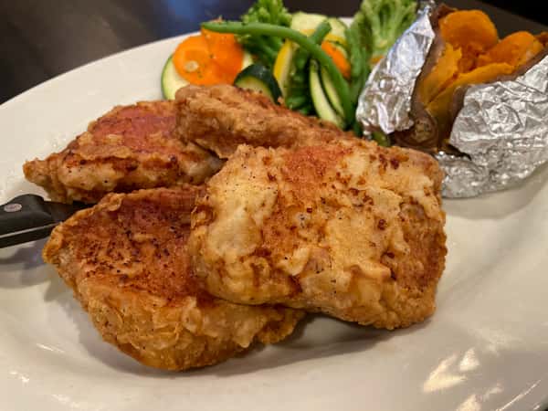 (2) 10-ounce Broasted Pork Chops
