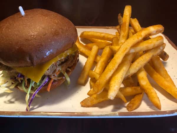 Burger and Fries