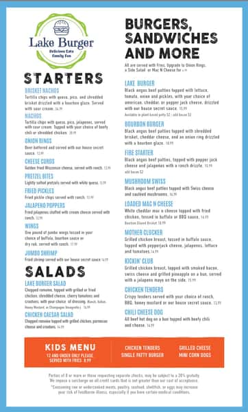2026 Menu