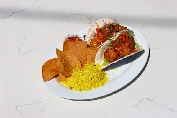 Sweet & Spicy Shrimp Tacos