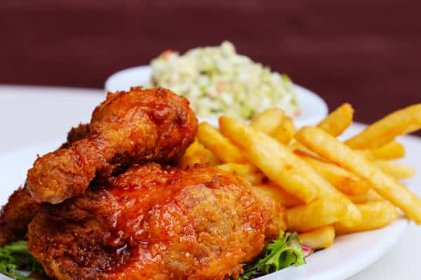 Thursday - Fried Half Chicken w/coleslaw & fries