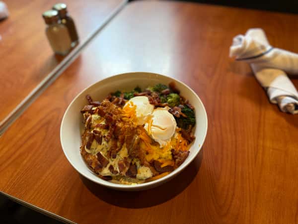 Chicken Bacon Ranch Polenta