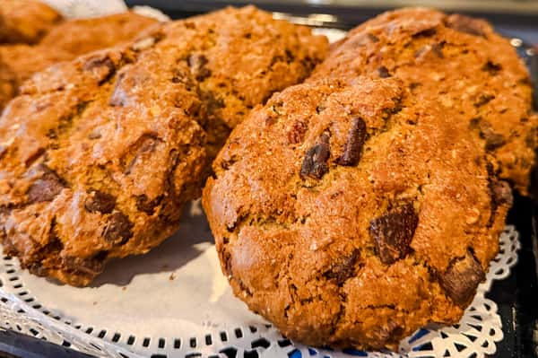 Mini Bourbon Chocolate Chip Cookies