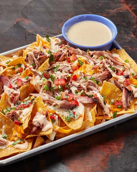 Loaded Bar-B-Q Nachos